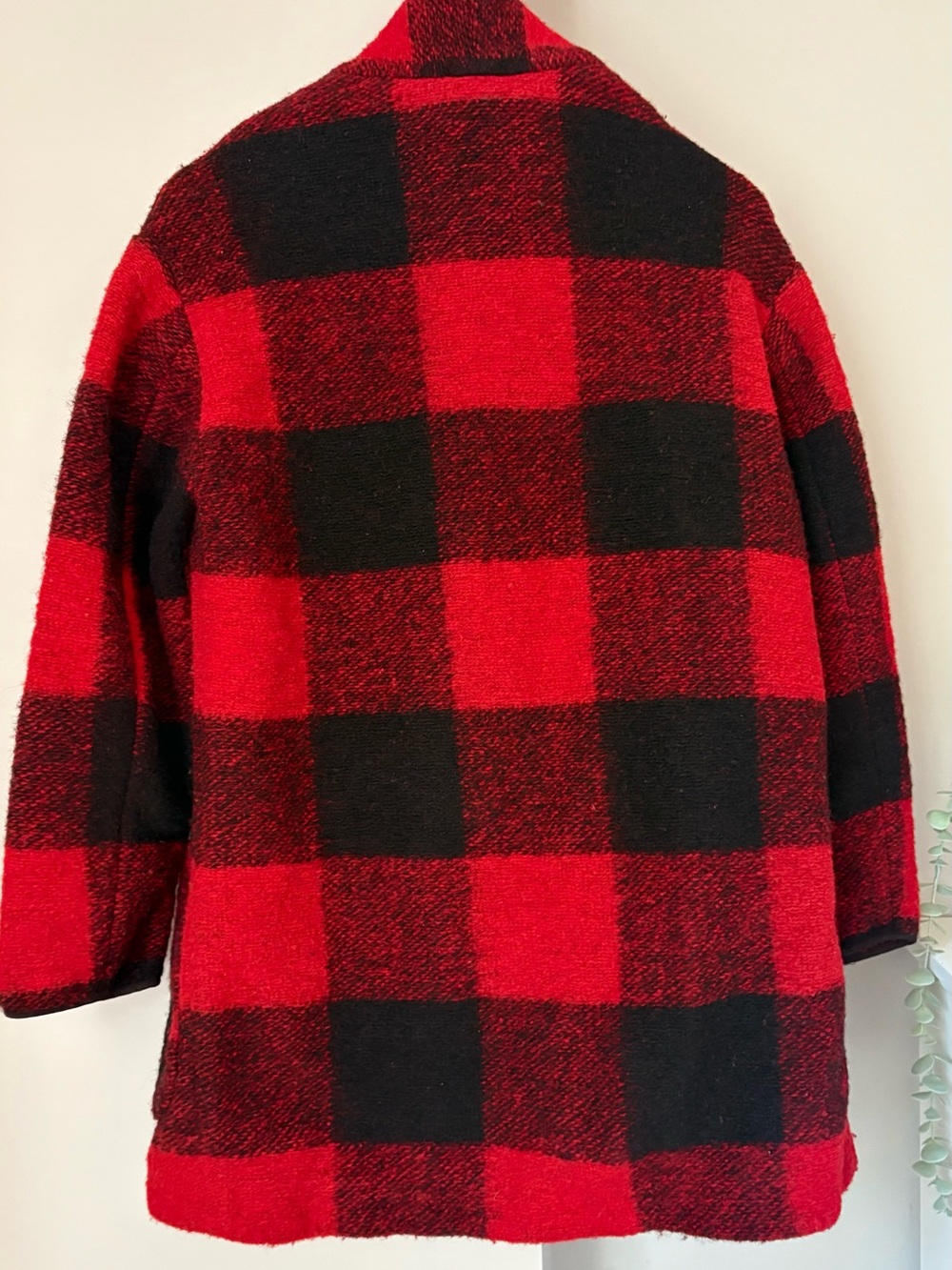 Aritzia Wilfred Free Off-Duty Jacket Buffalo Check Plaid Wool S - Picture 3 of 6